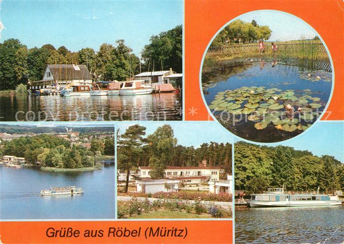 Roebel Mueritz Seglerheim Seerosenteich MS Priborn