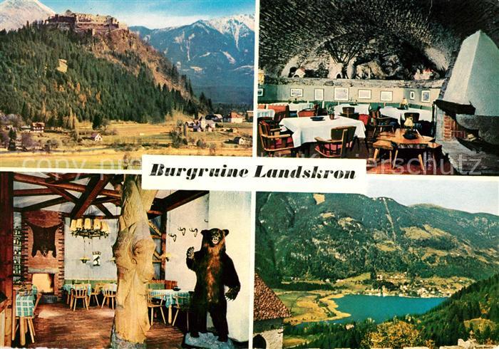 Landskron Kaernten Burgruine Restaurant