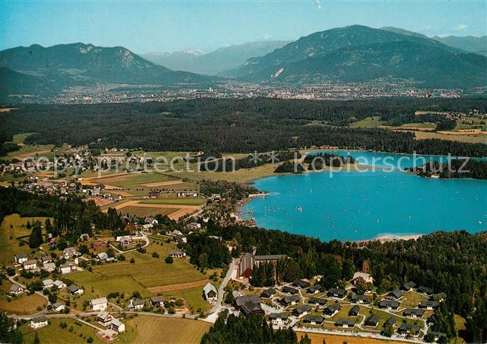 Faak am See Finkenstein Fliegeraufnahme Hoteldorf Schoenleiten