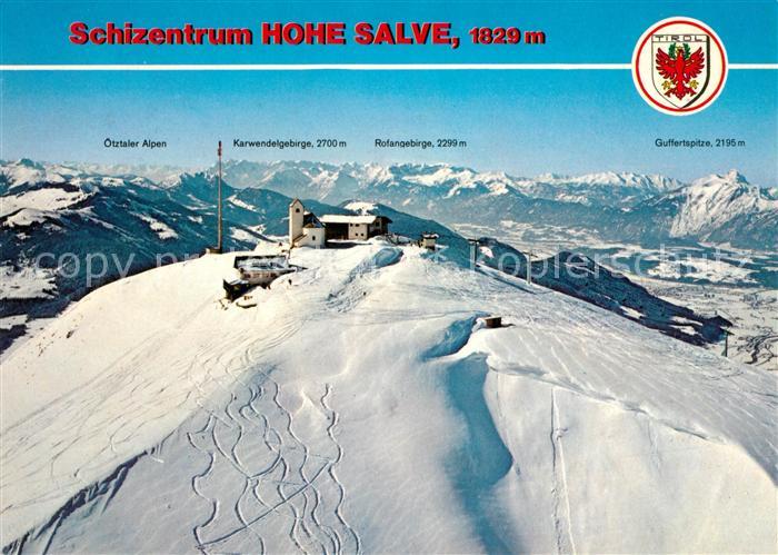 Hohe Salve Skigebiet Winteraufnahme