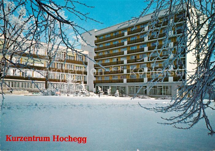 Hochegg Kurzentrum Hochegg Winteraufnahme