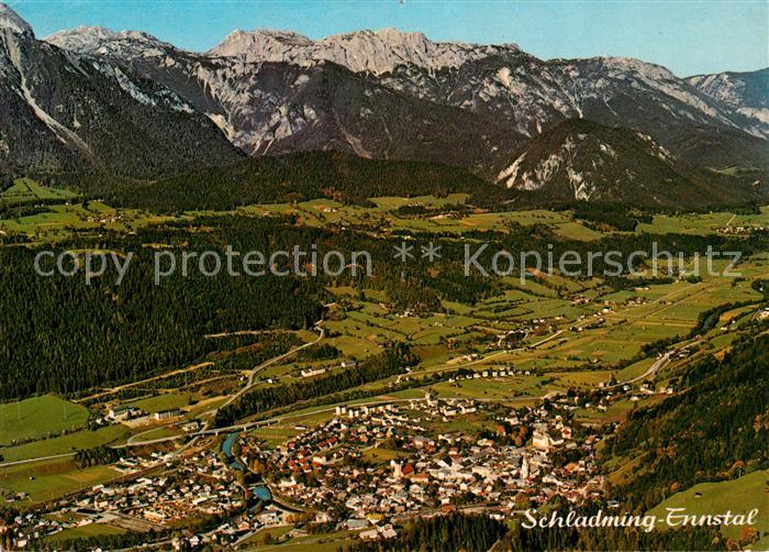 Schladming Obersteiermark Fliegeraufnahme