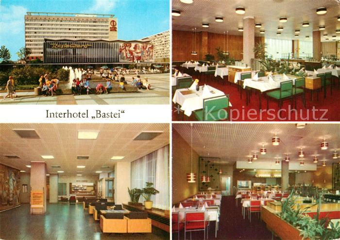 Reichenbach Vogtland  Interhotel Bastei Restaurant Empfang Grill Restaurant