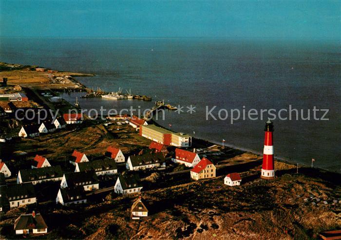 Hoernum Sylt Fliegeraufnahme Abendstimmung Leuchtturm