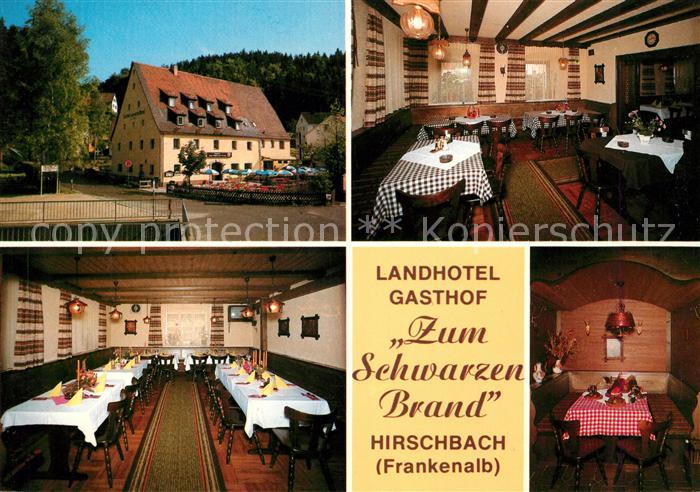 Hirschbach Oberpfalz Landhotel Gasthof Zum Schwarzen Brand