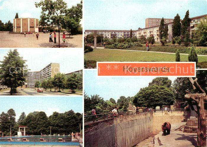 Hoyerswerda Planetarium Magistrale Am Knie Wohnkomplex Libelle Freibad Tierpark