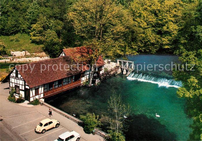 Blaubeuren Fliegeraufnahme Blautopf
