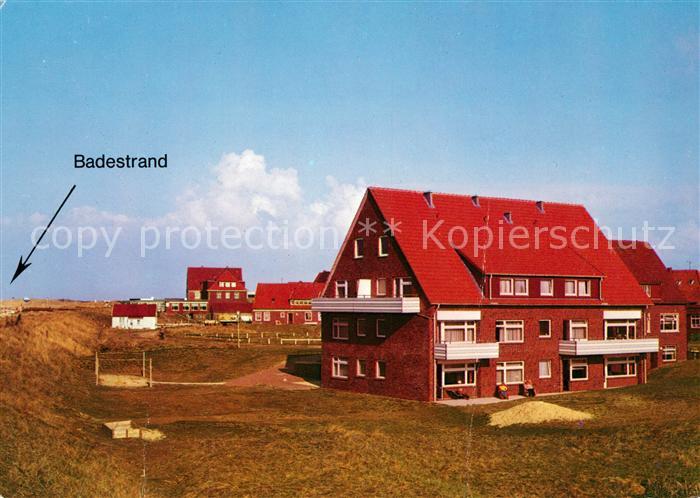 Baltrum Nordseebad Haus an der See