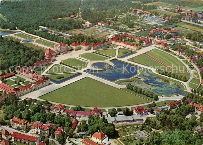 Muenchen Fliegeraufnahme Schloss Nymphenburg