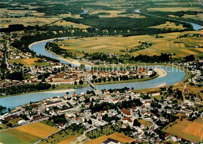 Oberndorf Laufen Fliegeraufnahme Geburtsort Lied Stille Nacht heilige Nacht