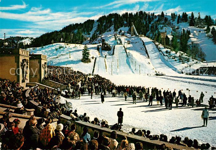 GARMISCH-PARTENKIRCHEN Bayern Olympia Skistadion Winter