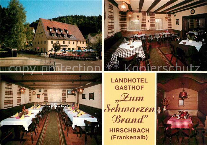 Hirschbach Oberpfalz Landhotel Gasthof Zum Schwarzen Brand