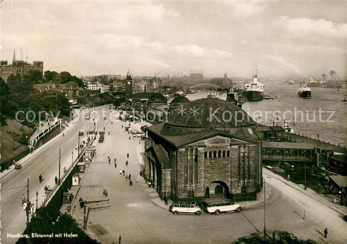 Hamburg Elbtunnel Hafen