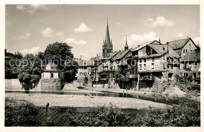 Alt Kreuznach Ansicht mit Kirchturm
