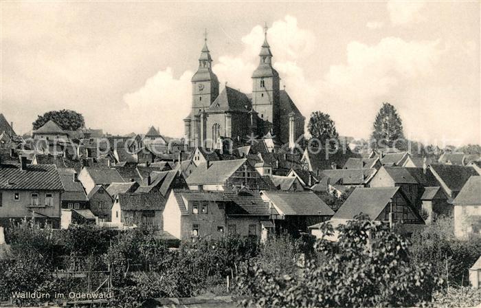 Wallduern Ortsansicht mit Kirche