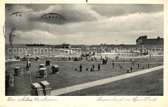 Cuxhaven Nordseebad Aussendeich mit Sportbad