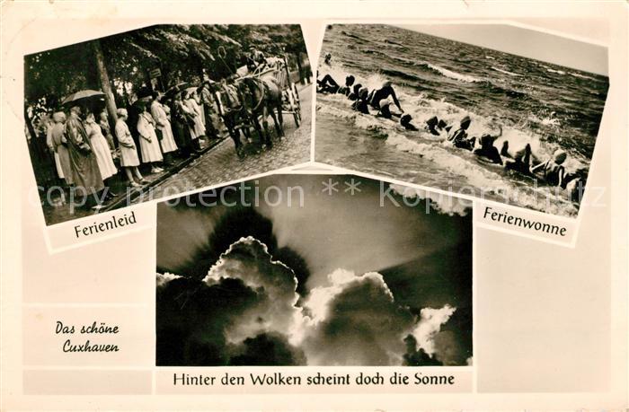 Cuxhaven Nordseebad Ferienleid Ferienwonne Hinter den Wolken scheint doch die So