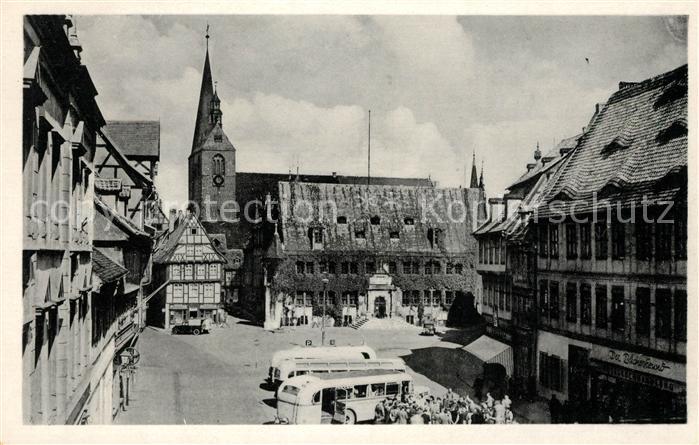 Quedlinburg Harz Markt Kirche Altstadt