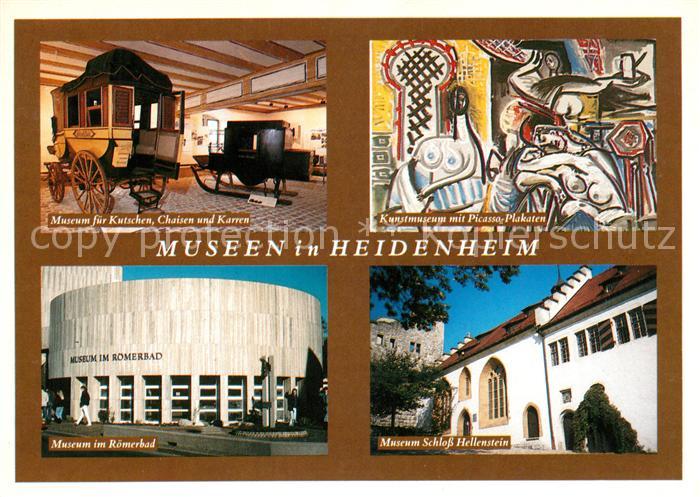 Heidenheim Brenz Museen der Stadt Kutschen Kunst Schloss Hellenstein