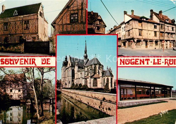 Nogent-le-Roi La Bleviniere Vieilles Maisons Moulin des Planchettes Eglise Pisci