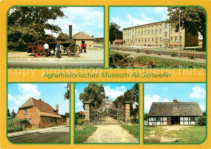 Alt Schwerin Agrarhistorisches Museum Lokomotive Baujahr 1915 Dorfkulturhaus Sch