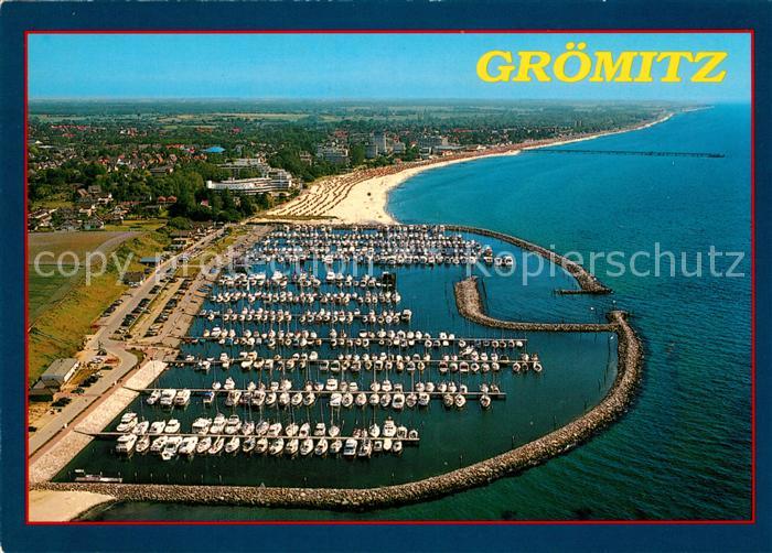 Groemitz Ostseebad Hafen Fliegeraufnahme