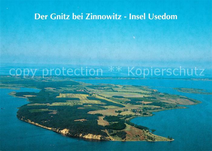 Zinnowitz Ostseebad Der Gnitz Halbinsel Fliegeraufnahme