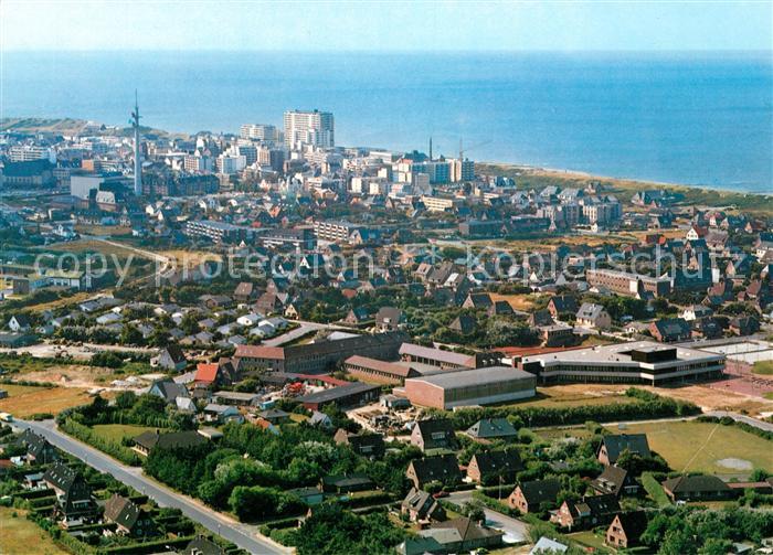 Westerland Sylt Nordseeheilbad von Nordosten Luftaufnahme