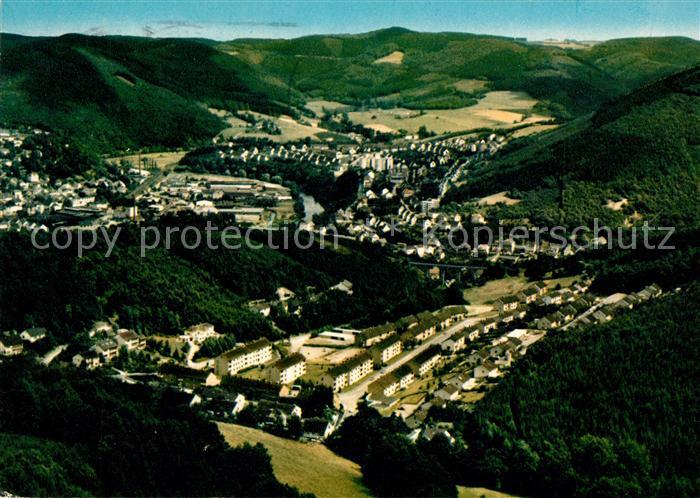 Plettenberg Kersmecke und Eschensiedlung Fliegeraufnahme