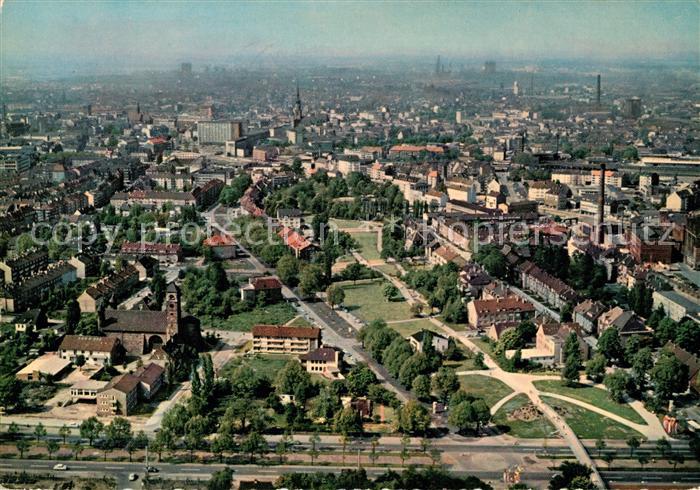 DORTMUND CITY Blick auf die Stadt Fliegeraufnahme