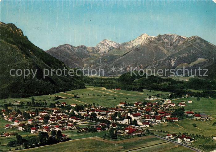 Unterwoessen mit Geigelsteingruppe Fliegeraufnahme