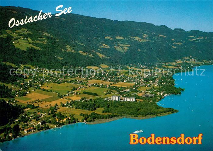 Bodensdorf Ossiacher See und St Urban Fliegeraufnahme