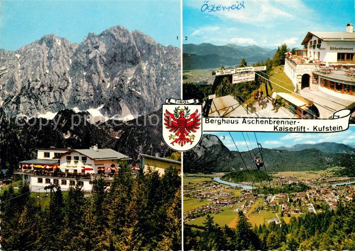 Kufstein Tirol Berghaus Aschenbrenner Kaiserlift Alpenpanorama
