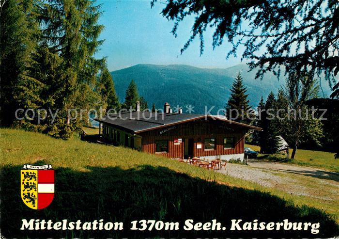 Bad Kleinkirchheim Kaernten Jausenstation Bachler Mittelstation Kaiserburg