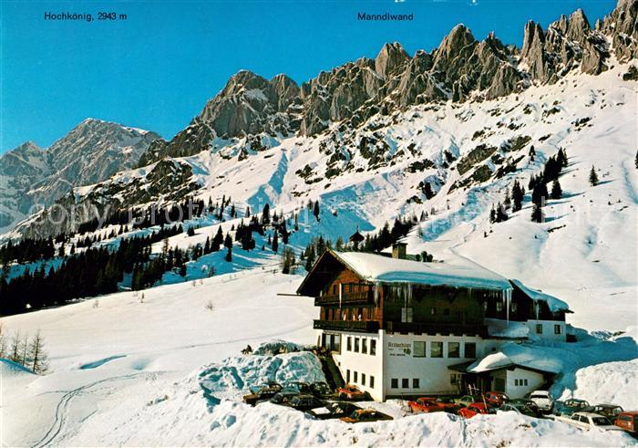 Muehlbach Hochkoenig Skiparadies Mitterbergalm Berggasthof Arturhaus