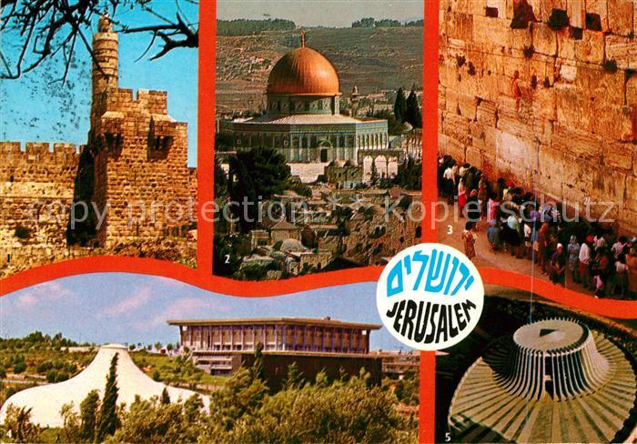 Jerusalem Yerushalayim Citadel Dome of the Rock Western Wall Shrine Kennedy Memo