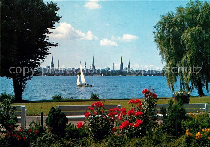 Hamburg Aussenalster Promenade