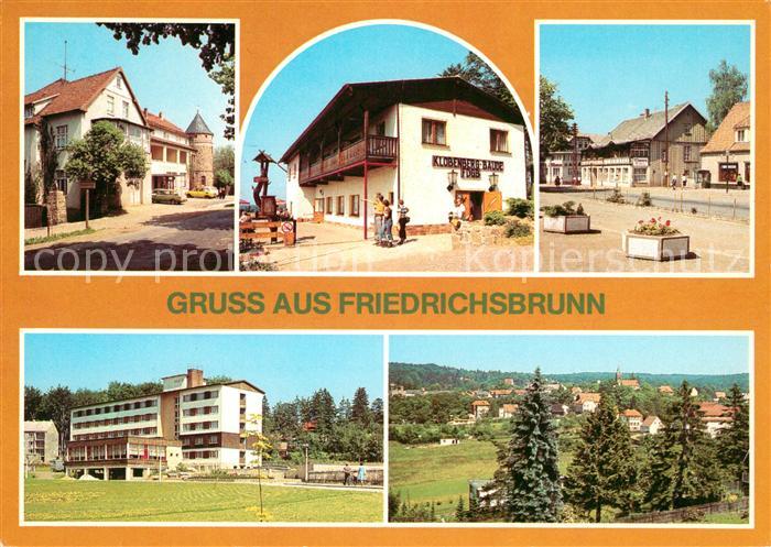 Friedrichsbrunn Harz HO Gaststaette Brockenblick Klobenberg Baude FDGB Bettenhau