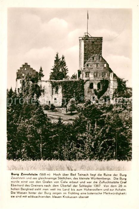 Zavelstein Burgruine