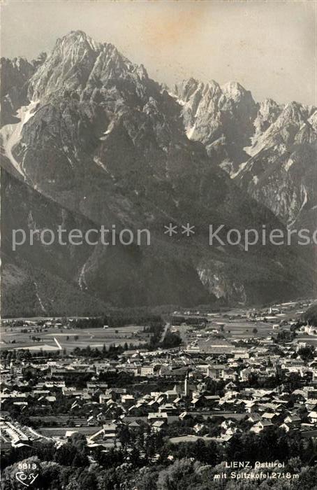 Lienz Tirol Panorama mit Spitzkofel Lienzer Dolomiten