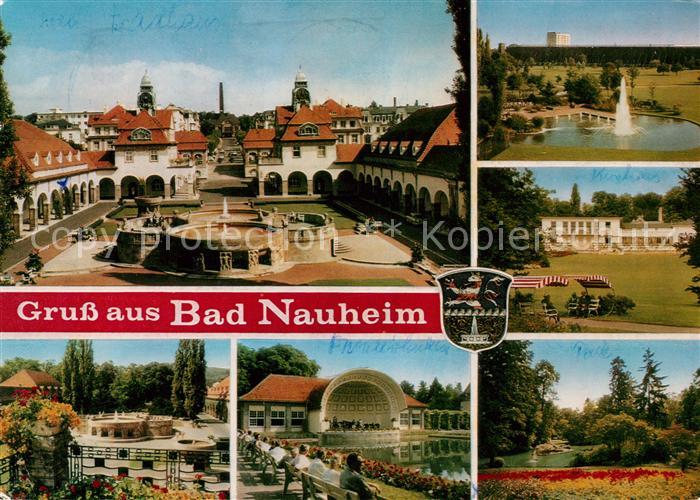 Bad Nauheim Platz Fontaene Kurpark Konzertpavillon