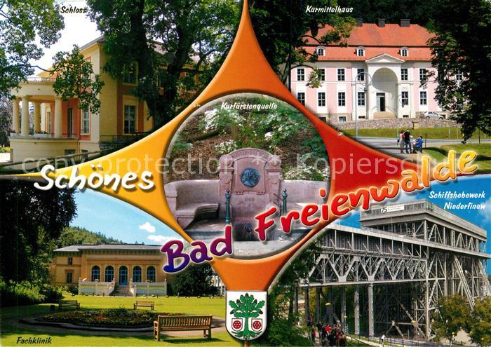 Bad Freienwalde Fachklinik Kurmittelhaus Kurfuerstenquelle Schiffshebewerk Niede