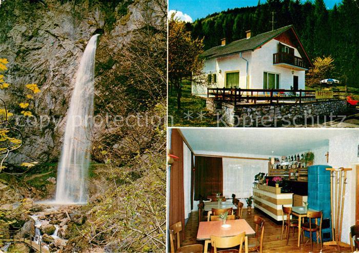 Wildenstein Kaernten Rasthaus Planteu Wsserfall