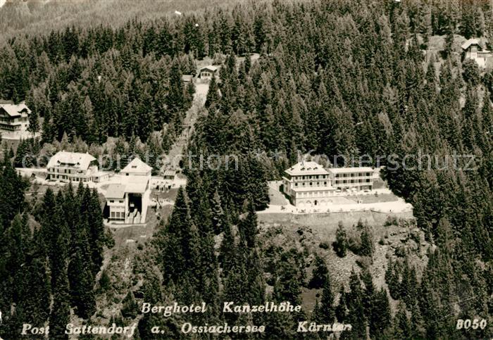 Sattendorf Berghotel Kanzelhoehe Fliegeraufnahme