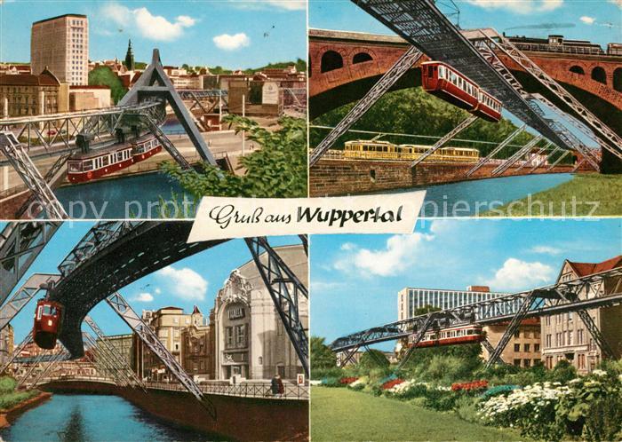 WUPPERTAL NRW Schwebebahn Hochhaus Thalia Theater