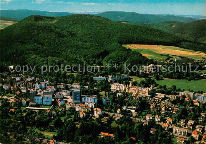 Bad Wildungen Kurviertel Fliegeraufnahme