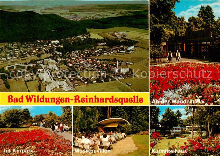 Reinhardshausen Reinhardsquelle Kurpark Wandelhalle Musikpavillon Kurmittelhaus