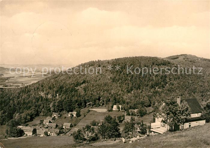 Waltersdorf Zittau Hubertusbaude Sonneberg Panorama Kurort Zittauer Gebirge