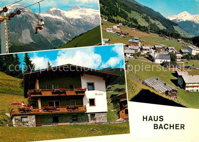 Vorderlanersbach Pension Haus Bacher Sessellift Panorama Zillertaler Alpen