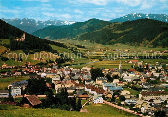 Tamsweg Lungau Gesamtansicht mit Alpenpanorama Sommerfrische